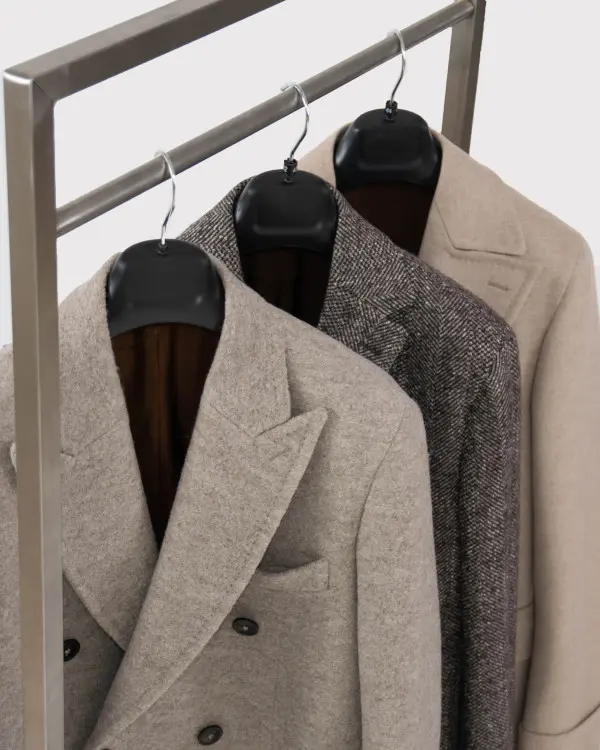 manteau confortable et chaud en laine mérinos et tweed